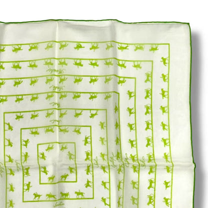 Hermes Scarf Silk Saut Galop Canter Rack — view 5