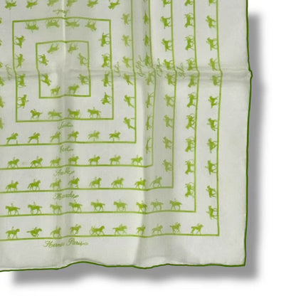 Hermes Scarf Silk Saut Galop Canter Rack — view 6