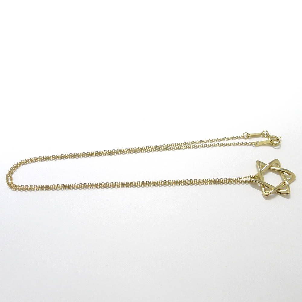 Tiffany & Co Necklace Star of David 18K Yellow Gold — view 3