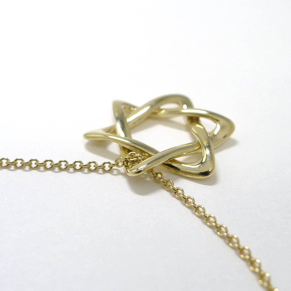 Tiffany & Co Necklace Star of David 18K Yellow Gold — view 5