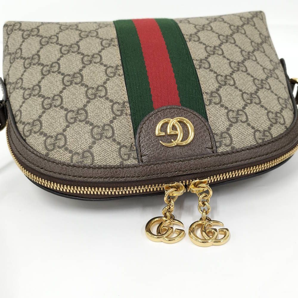 Gucci Shoulder Bag Sherry Coating Brown — view 6