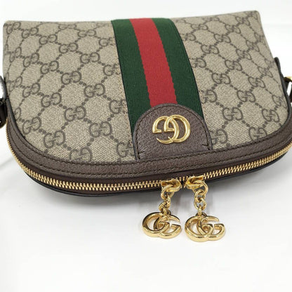 Gucci Shoulder Bag Sherry Coating Brown — view 6