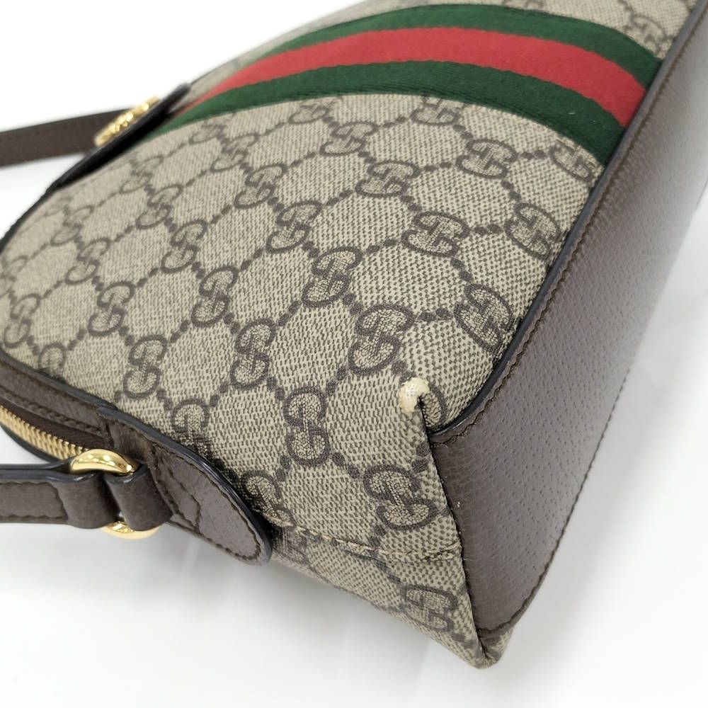 Gucci Shoulder Bag Sherry Coating Brown — view 3