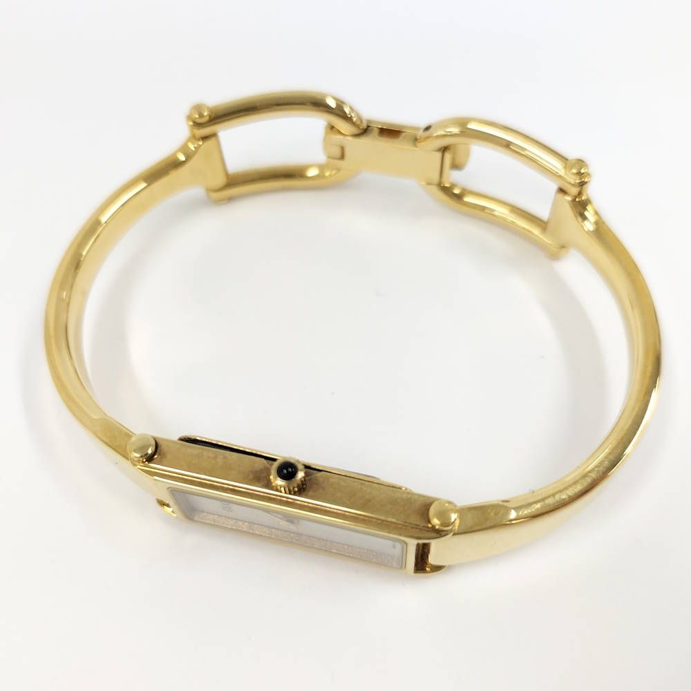 Gucci Bangle Watch Quartz SS Gold Shell — view 2
