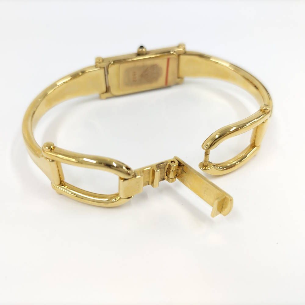 Gucci Bangle Watch Quartz SS Gold Shell — view 6