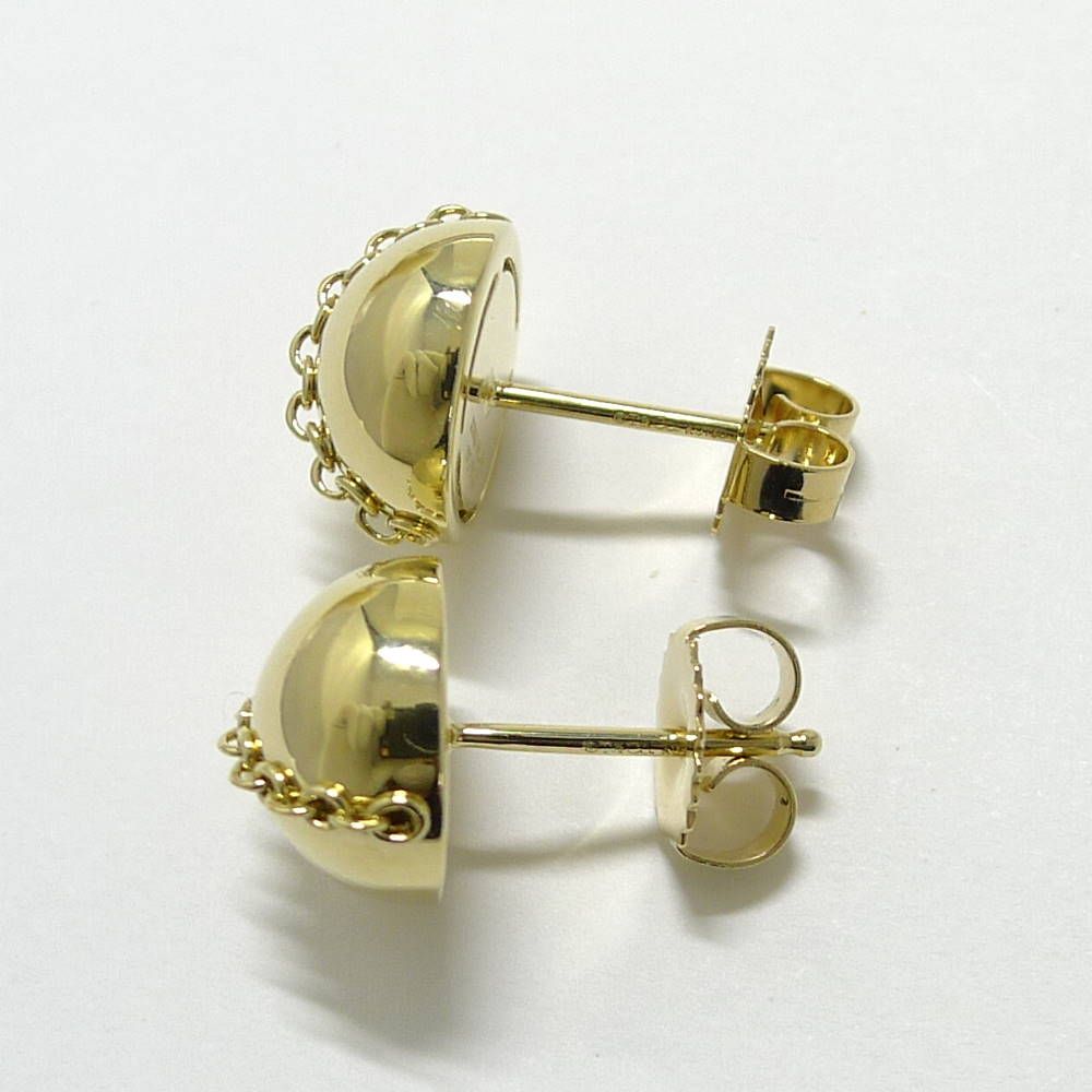 Tiffany & Co Earrings Studded Ball 18K Yellow Gold — view 2