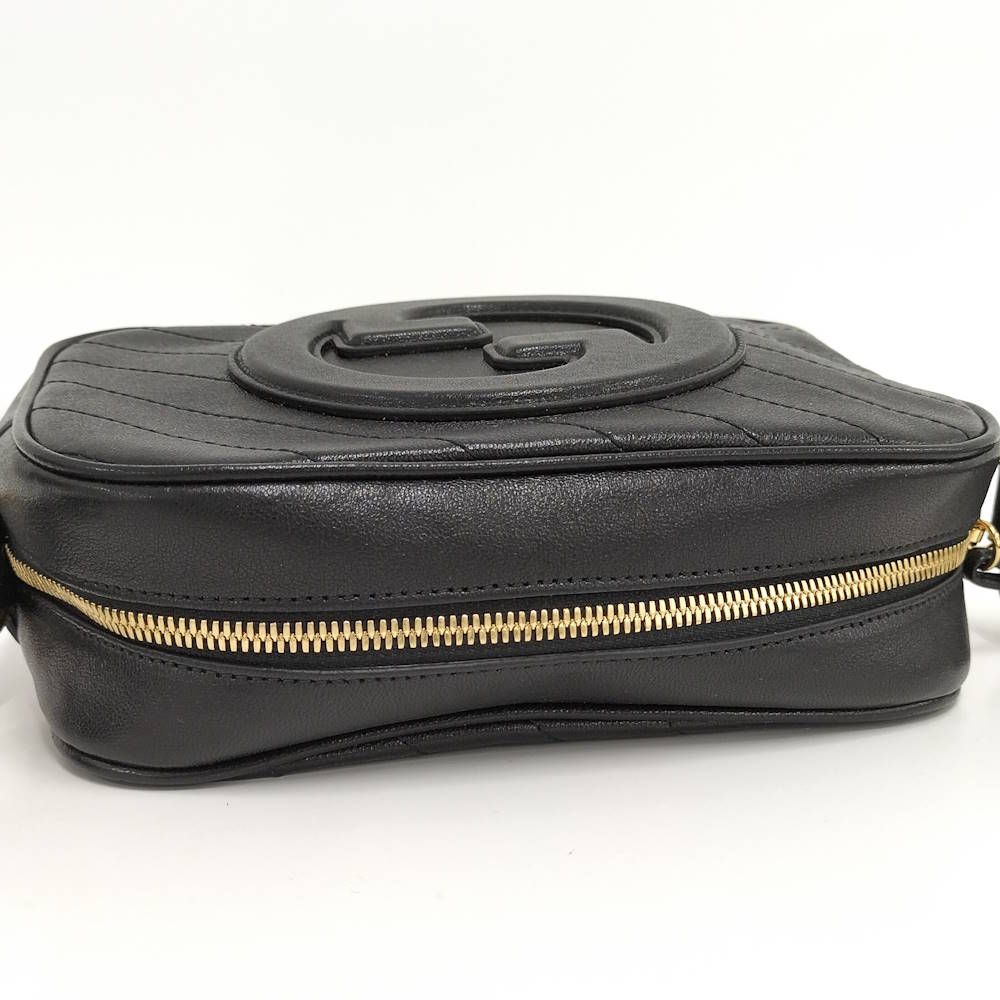 Gucci Blanc Dis Small Shoulder Bag Leather Black — view 8