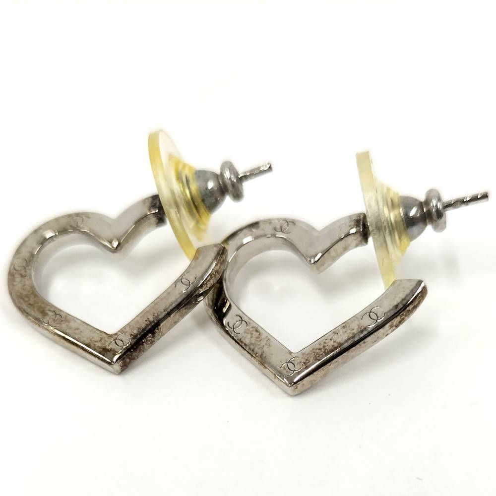 Chanel Earrings Silver — view 5