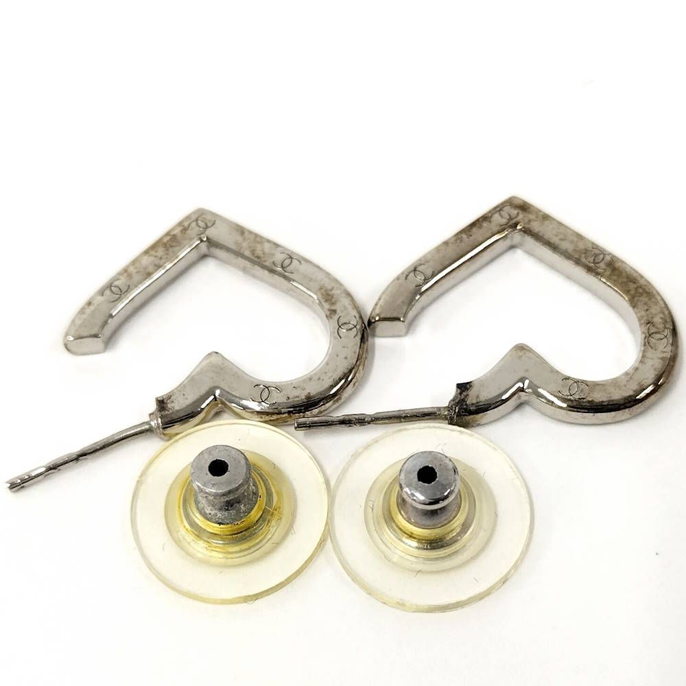 Chanel Earrings Silver — view 7