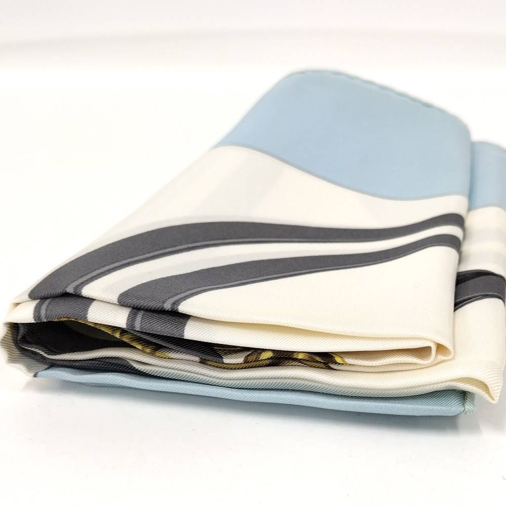 Hermes Scarf Light Blue — view 3