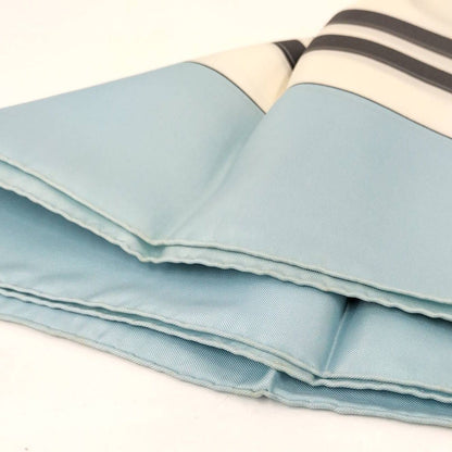 Hermes Scarf Light Blue — view 7