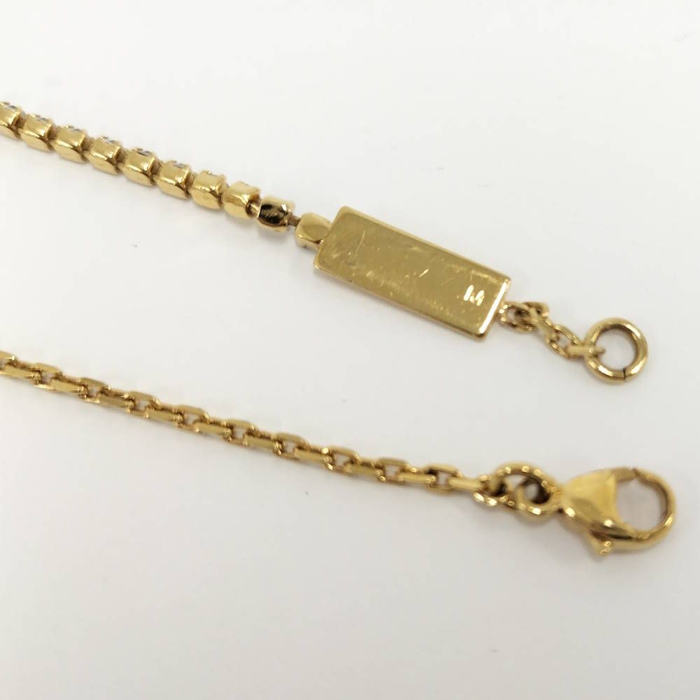 Saint Laurent Bracelet Cassandra Rhinestone Plated Gold — view 2