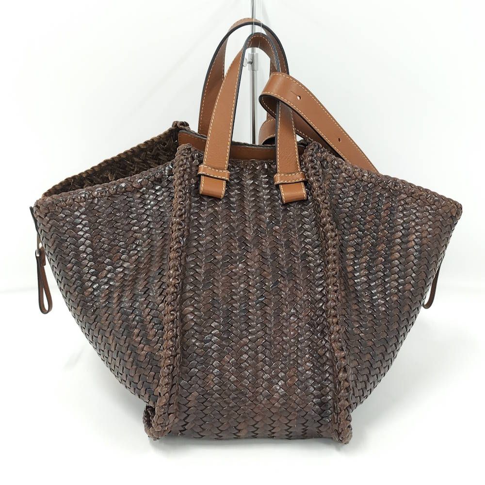 Loewe Hammock 2-Way Handbag Buffalo Leather Brown — view 2
