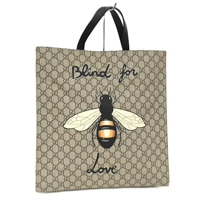 Gucci GG Supreme Beam Handbag Brown