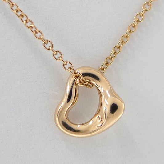 Tiffany & Co Necklace Open Heart 18K Pink Gold