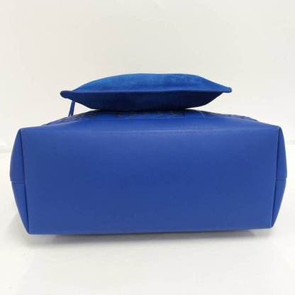 Bottega Veneta Handbag Intrecciato Leather Blue — view 4
