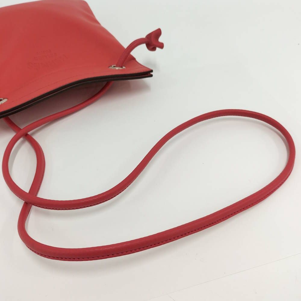 Hermes Ali Nu Shoulder Bag Leather Pink — view 6