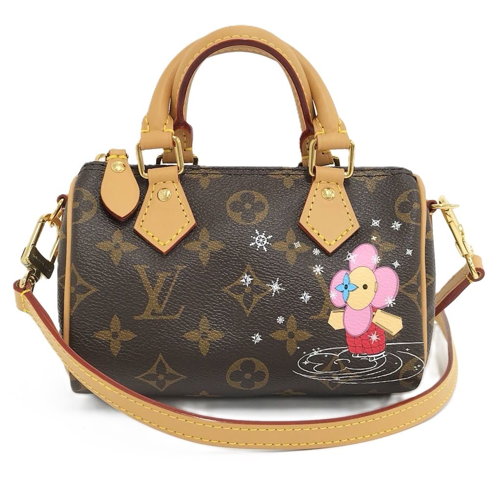 Louis Vuitton Nano Speedy Monogram Vivienne Handbag