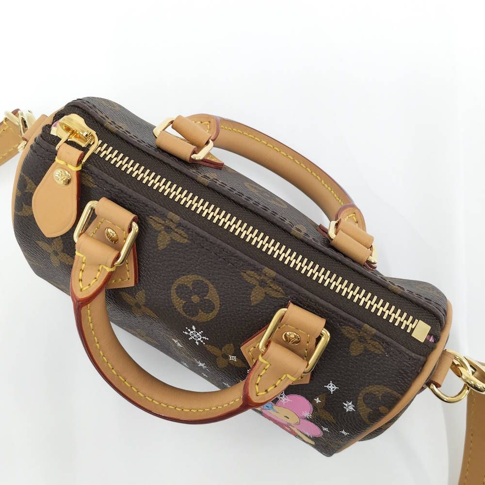 Louis Vuitton Nano Speedy Monogram Vivienne Handbag — view 8