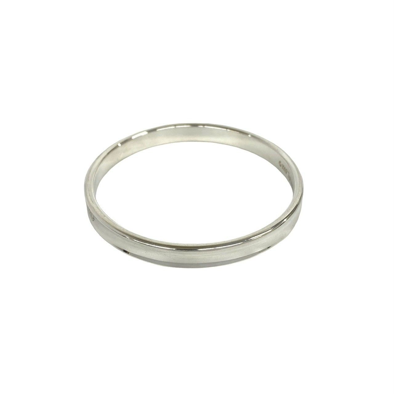 Tiffany & Co Box Vintage Narrow Bangle 925 Sterling Silver Bracelet — view 3