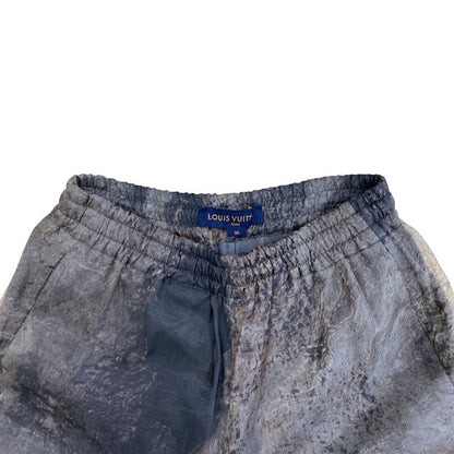 Louis Vuitton Shorts Printed Mesh Polyester Silk Brown — view 5