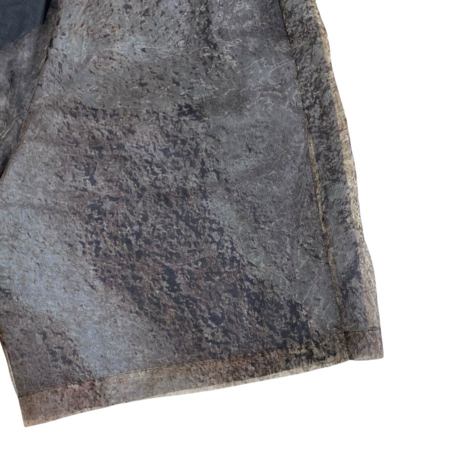 Louis Vuitton Shorts Printed Mesh Polyester Silk Brown — view 6
