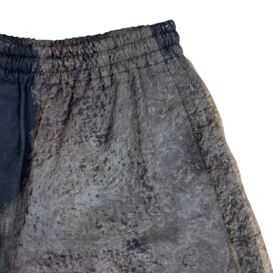 Louis Vuitton Shorts Printed Mesh Polyester Silk Brown — view 3