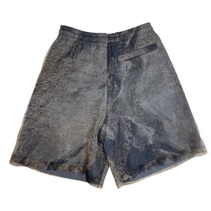 Louis Vuitton Shorts Printed Mesh Polyester Silk Brown — view 2