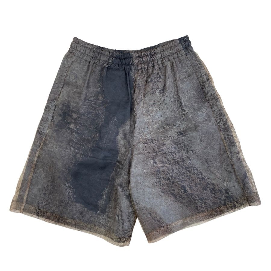 Louis Vuitton Shorts Printed Mesh Polyester Silk Brown