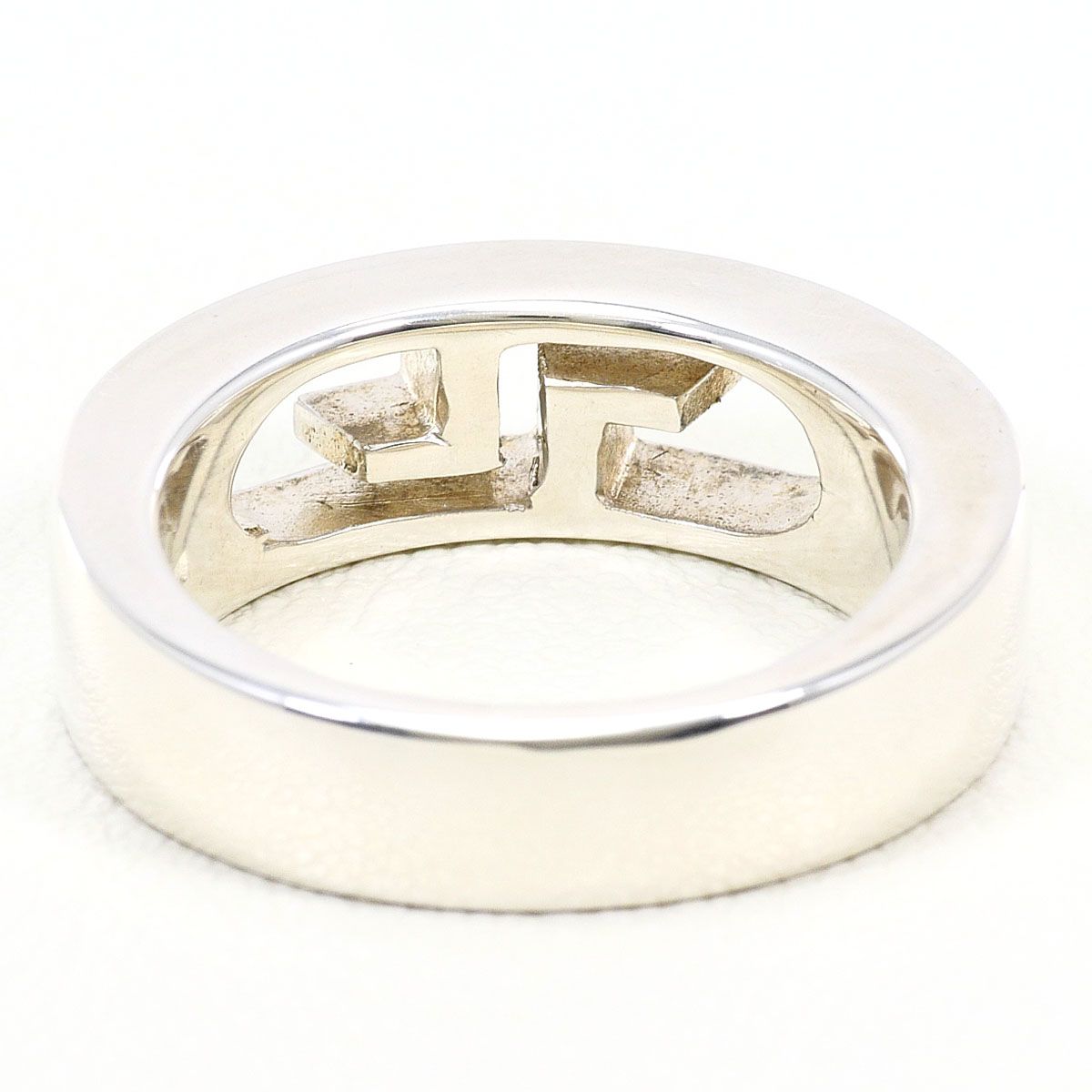 Gucci Double Logo 925 Sterling Silver Ring — view 3
