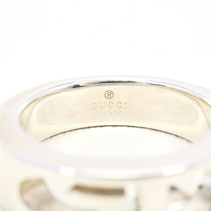Gucci Double Logo 925 Sterling Silver Ring — view 5