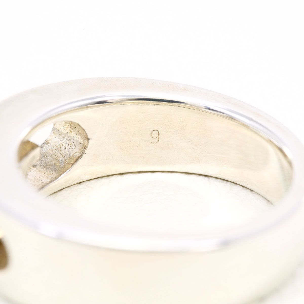 Gucci Double Logo 925 Sterling Silver Ring — view 4