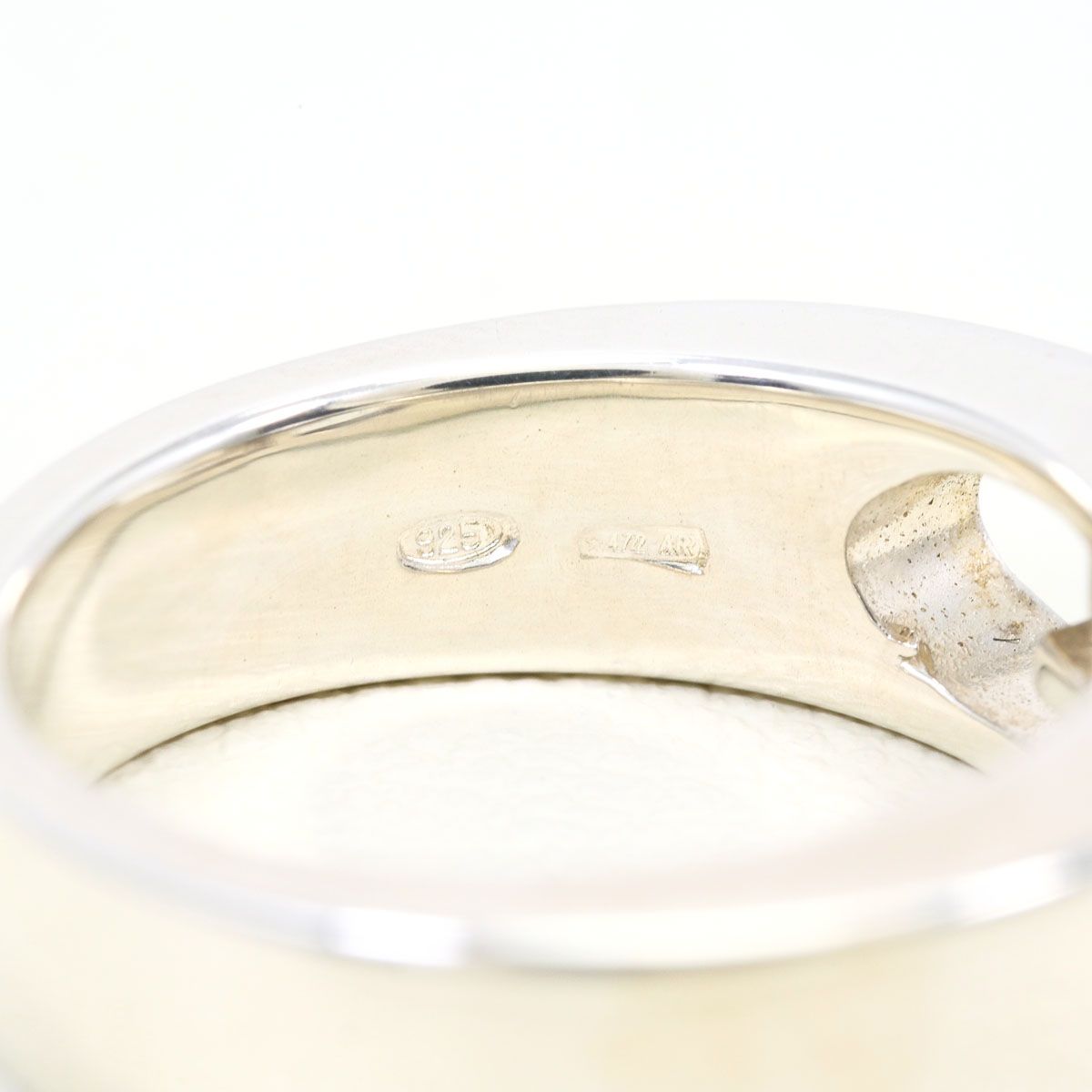 Gucci Double Logo 925 Sterling Silver Ring — view 6