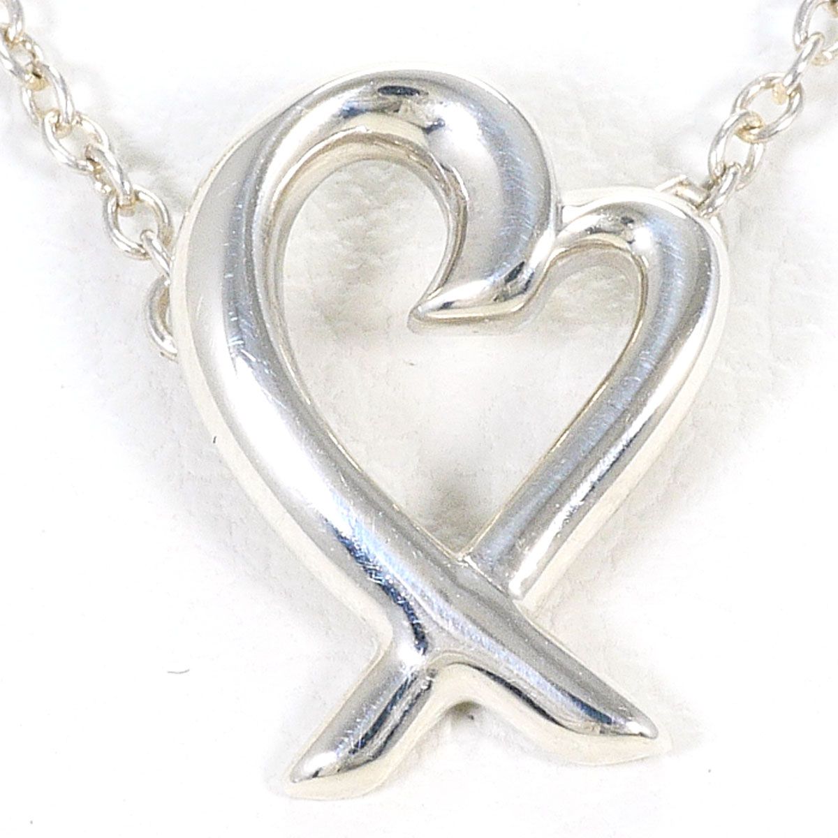 Tiffany & Co Loving Heart 925 Sterling Silver Necklace 41