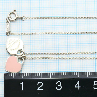Tiffany & Co Double Heart 925 Sterling Silver Necklace 41 — view 4