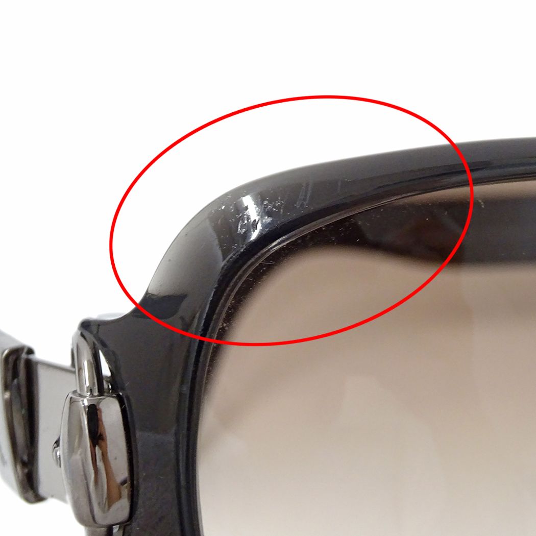 Gucci Sunglasses Black Brown S Gradation Eyewear — view 8