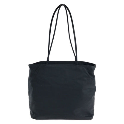 Prada Tessuto Black Silver Nylon Tote Shoulder Bag — view 2