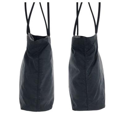 Prada Tessuto Black Silver Nylon Tote Shoulder Bag — view 8