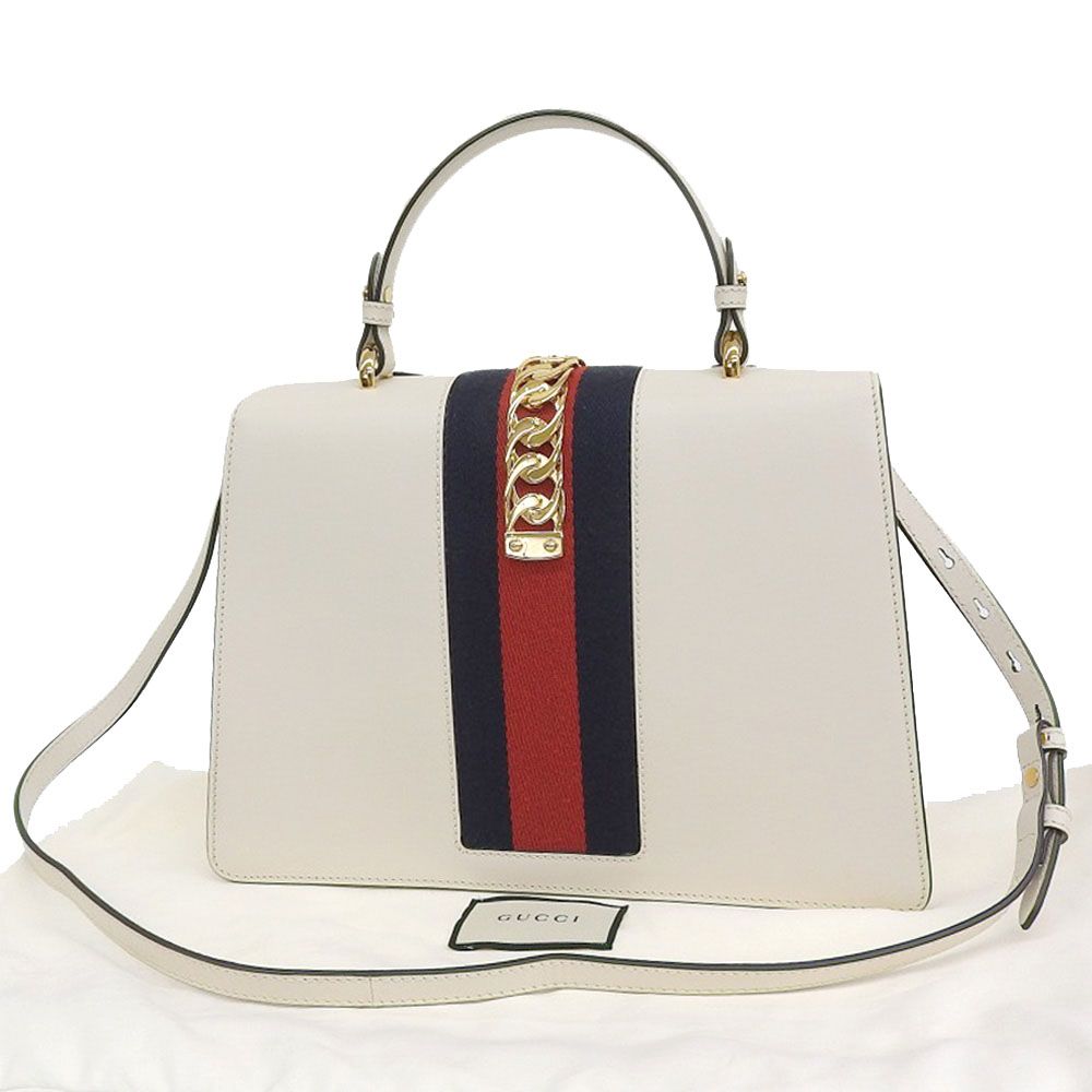 Gucci Sylvie Rose Applique Shoulder Bag — view 2