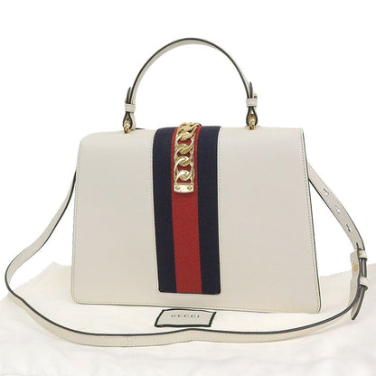 Gucci Sylvie Rose Applique Shoulder Bag — view 2