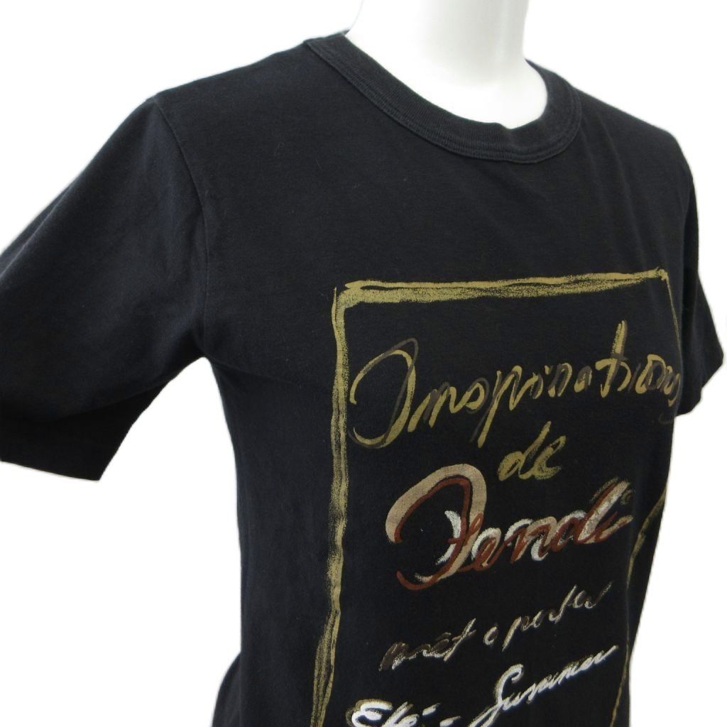 Fendi Short Sleeve T-Shirt 40 Black Logo — view 4