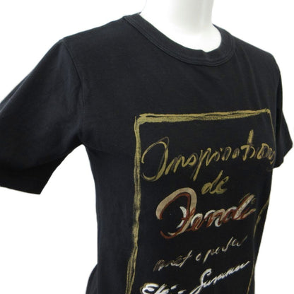 Fendi Short Sleeve T-Shirt 40 Black Logo — view 4