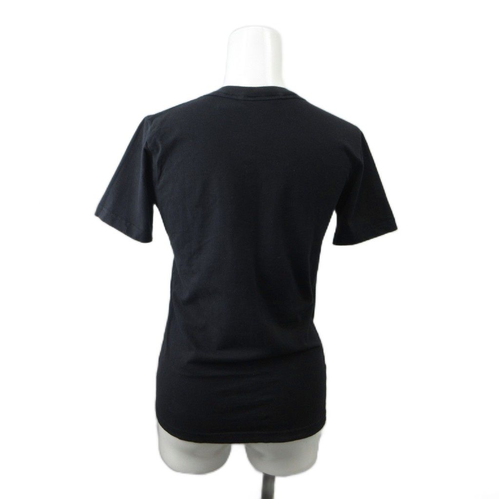 Fendi Short Sleeve T-Shirt 40 Black Logo — view 2