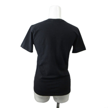 Fendi Short Sleeve T-Shirt 40 Black Logo — view 2
