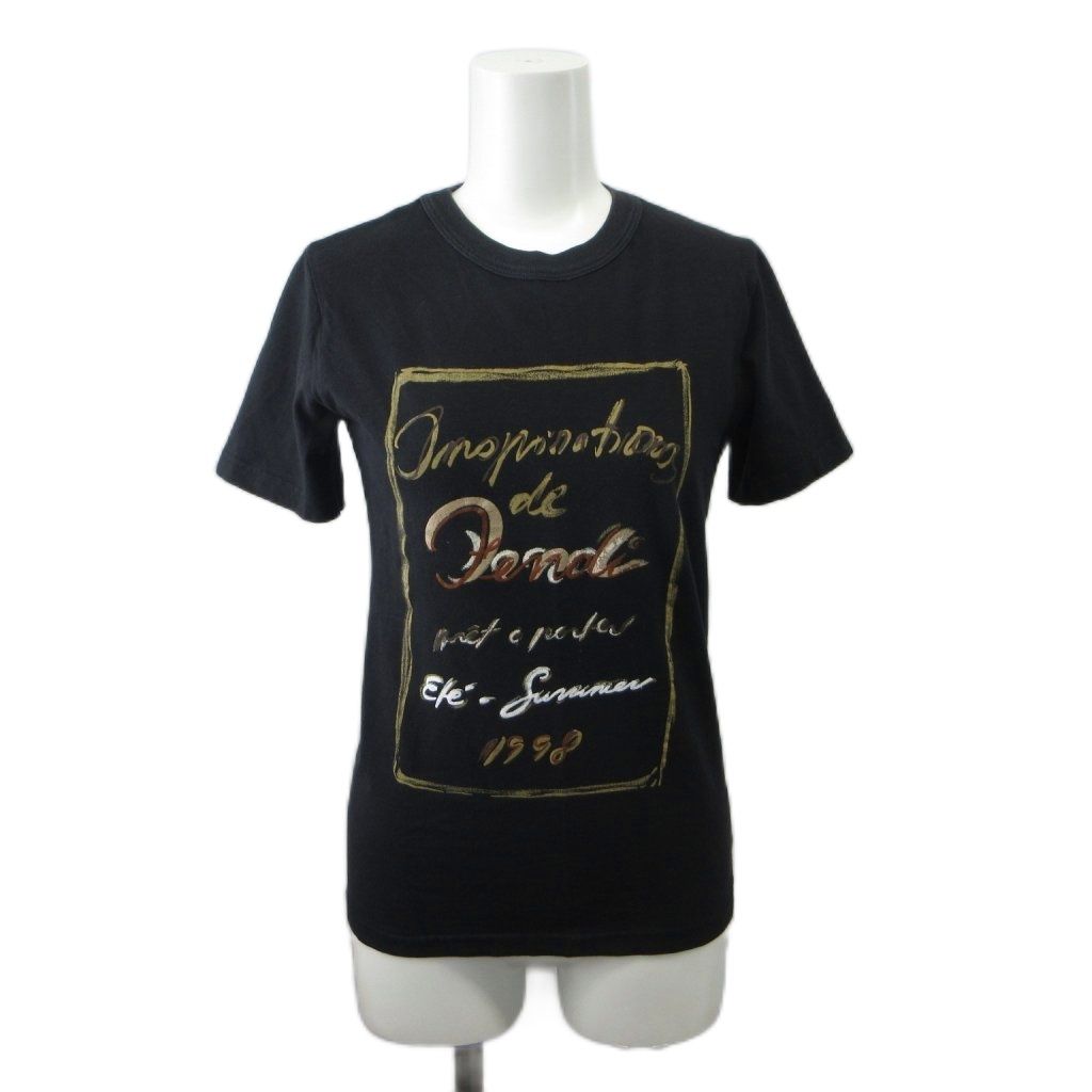Fendi Short Sleeve T-Shirt 40 Black Logo