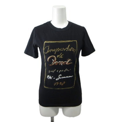 Fendi Short Sleeve T-Shirt 40 Black Logo