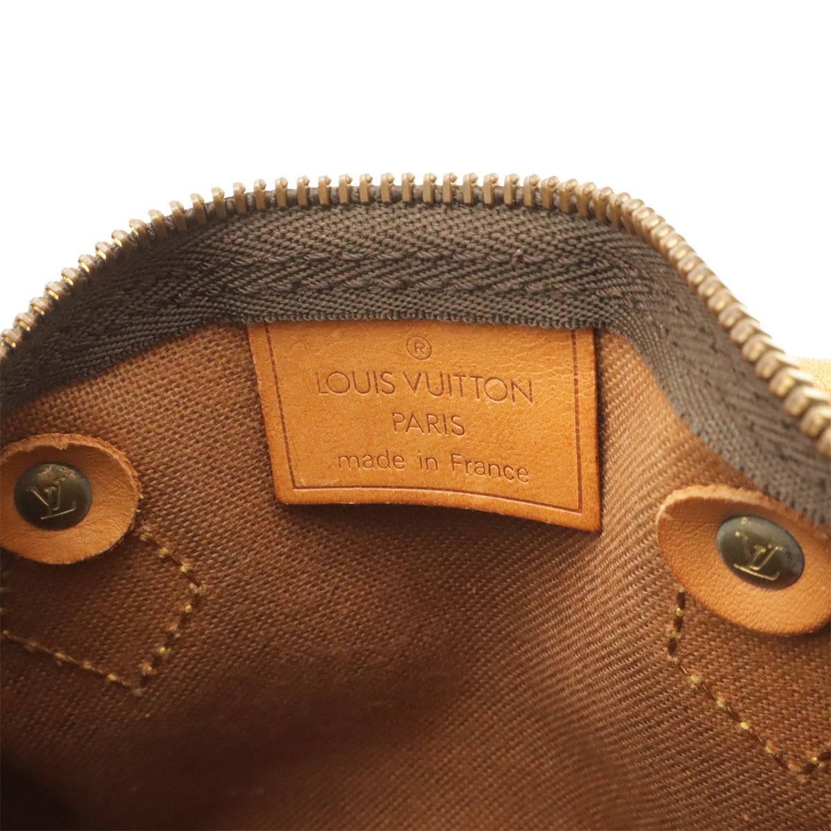 Louis Vuitton Monogram Mini Speedy Mini Bag Pouch Case — view 8