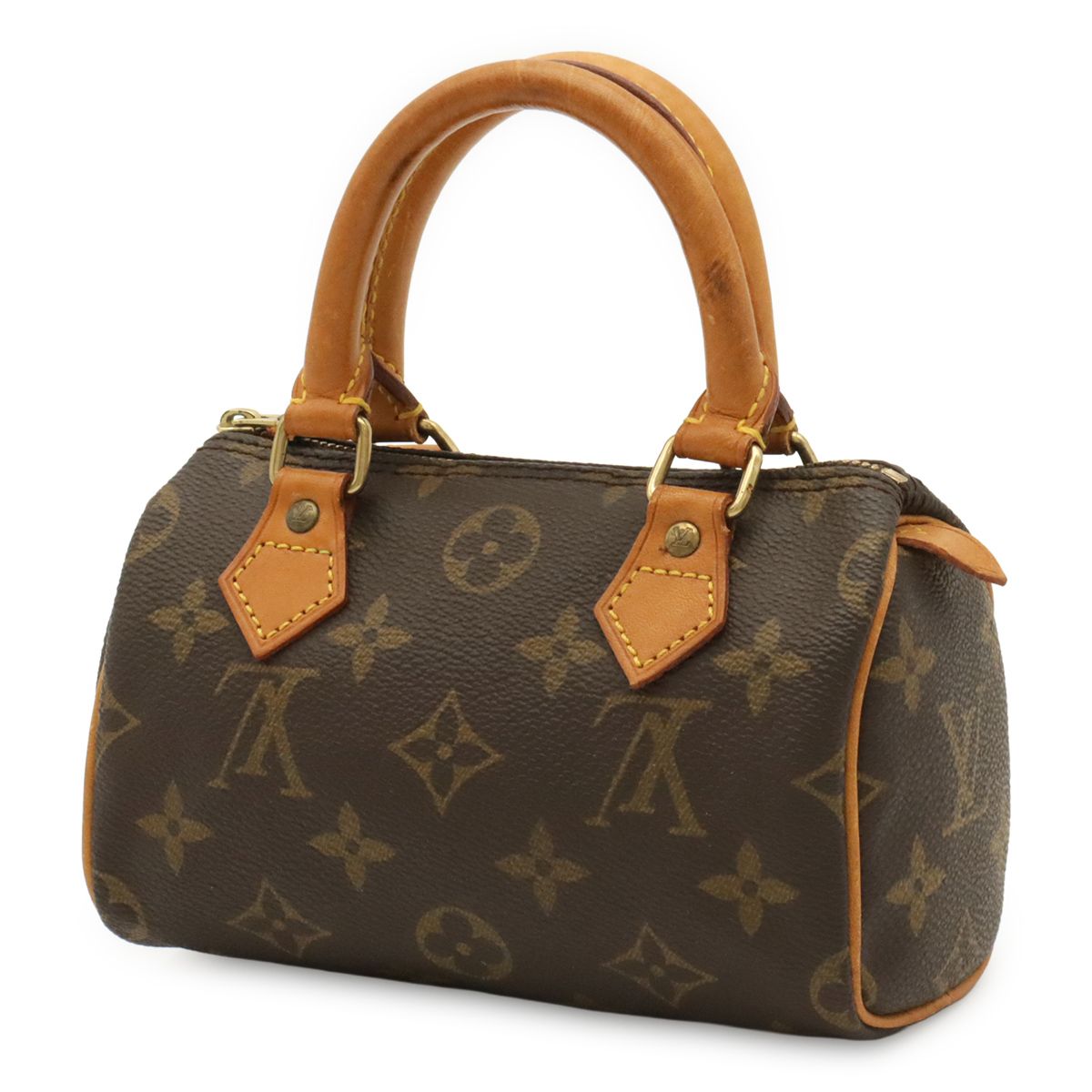 Louis Vuitton Monogram Mini Speedy Mini Bag Pouch Case — view 2