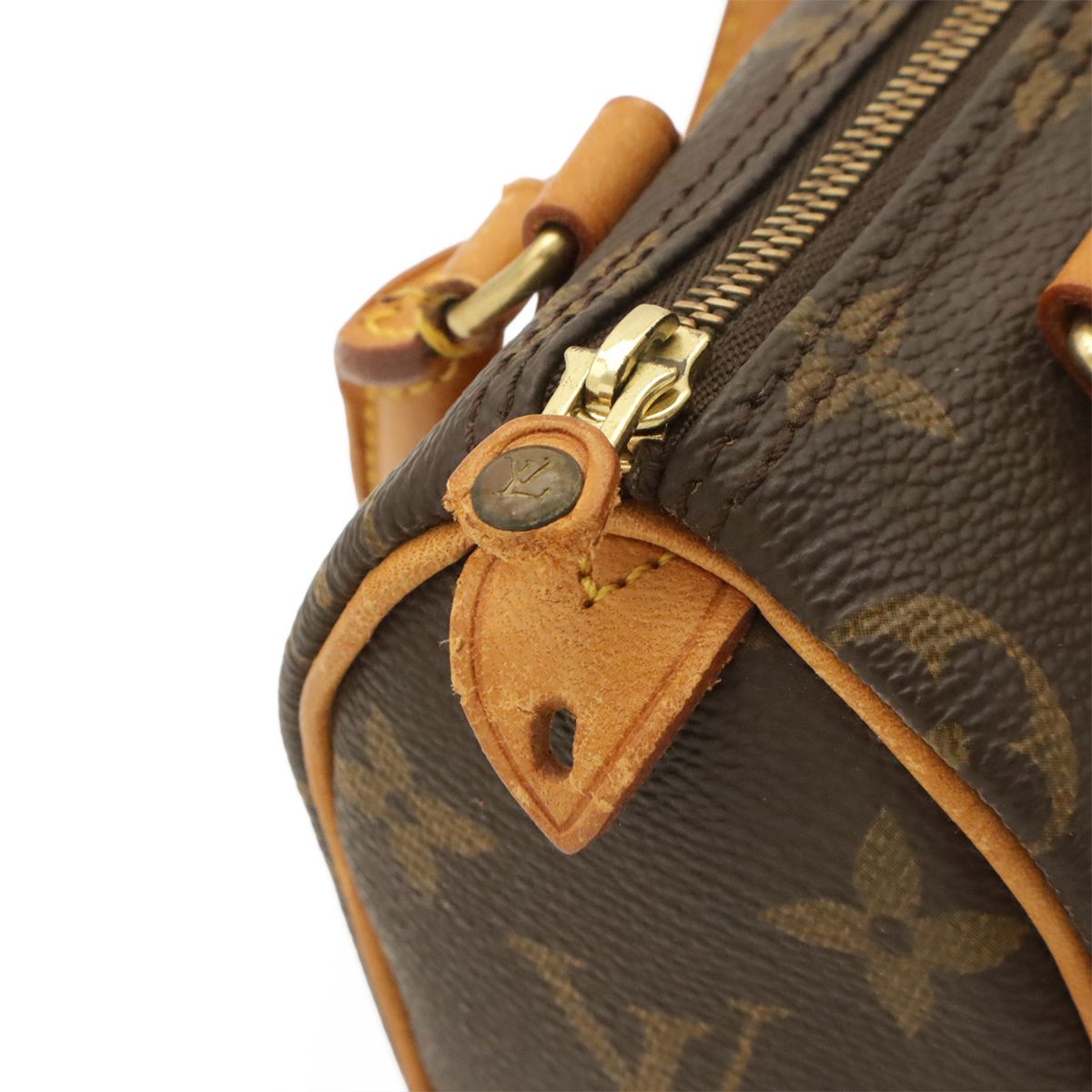 Louis Vuitton Monogram Mini Speedy Mini Bag Pouch Case — view 5