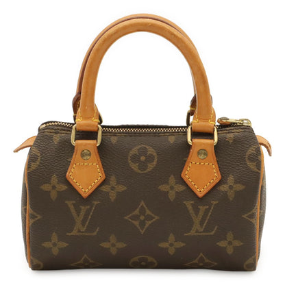 Louis Vuitton Monogram Mini Speedy Mini Bag Pouch Case